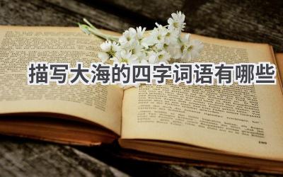 描写大海的四字词语有哪些